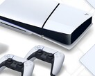 PS5-Konsole mit zwei Controllern (Bildquelle: Sony Interactive Entertainment, bearbeitet)