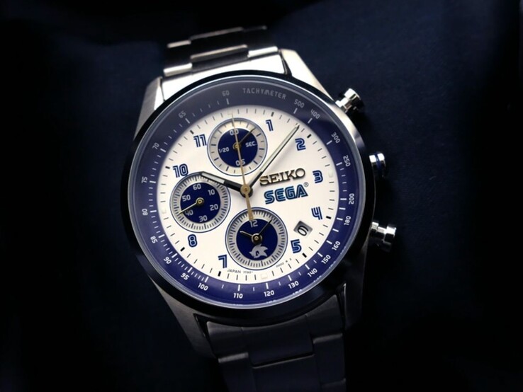 Das Sega 65th Anniversary Seiko Collaboration Modell in Silber.
