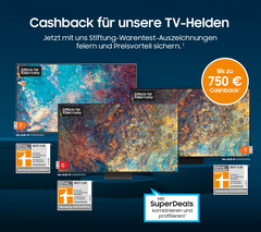 Samsung hat eine neue Cashback-Aktion gestartet, die mit den SuperDeals kombinierbar ist. (Bild: Samsung)