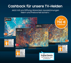 Samsung hat eine neue Cashback-Aktion gestartet, die mit den SuperDeals kombinierbar ist. (Bild: Samsung)
