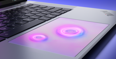 Lenovo ThinkPad X9-15p Aura Edition: Haptisches Touchpad (Bildquelle: Lenovo)