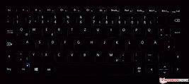 Tastatur des Signature Type Covers (beleuchtet)
