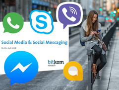 Immer mehr Deutsche nutzen Messenger Apps wie WhatsApp zum Telefonieren.