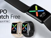 Launch für die Oppo Watch Free Smartwatch und das Enco M32 Headset in Grün in Indien am 4.Februar.