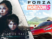 Top 3 Games-Charts: A Plague Tale Innocence (PS5) und Forza Horizon 5 (Xbox Series) sind Bestseller bei den Top-Spielkonsolen.