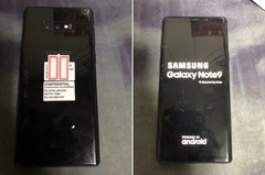 Die ersten Live-Bilder vom Samsung Galaxy Note 9 Prototypen.
