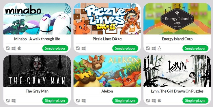 Alle Spiele im Indie Corp-Paket. (Bildquelle: IndieGala)