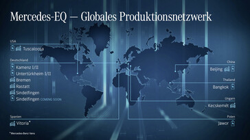 Mercedes-EQ - Globales Produktionsnetzwerk.
