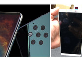 Das Nokia 9 mit Penta-Cam im Konzeptvideo vom Concept Creator, daneben ein Leak des Nokia X7.