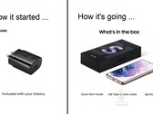 Das war ja zu erwarten: Die geleakte Samsung Galaxy S21-Verpackung und dessen fehlender Inhalt sorgt für Hohn und Spott im Netz.