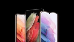 Die Displays der Samsung Galaxy S22-Serie ändern sich gegenüber der Galaxy S21-Familie (hier im Bild) offenbar nur geringfügig.