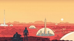Eine Kolonie auf dem Mars zu errichten ist eine Herausforderung, der man sich stellen sollte. (Bild: Paradox Interactive)