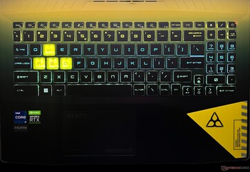 Tastenbeleuchtung im Dunkeln