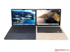 Das MacBook Air auf Basis des Apple M2 verzichtet auf Thunderbolt-Controller von Intel. (Bild: Notebookcheck)