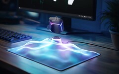 Logitech verbaut ein drahtloses Ladesystem in ein relativ dünnes Mauspad. (Bildquelle: Logitech)