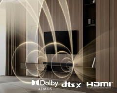 Die H7 unterstützt jetzt neben Dolby Atmos auch DTS. Laut LG wurde die Funktion auf Wunsch von Heimkino-Enthusiasten ergänzt.