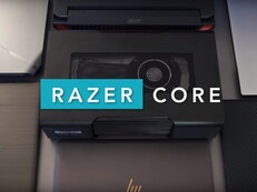 Erster Test des externen Razor Grafik-Docks mit mehreren Thunderbolt 3-Notebooks