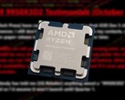Aktuelle AMD X3D Prozessoren wie der Ryzen 7 9800X3D und der Ryzen 9 9950X3D arbeiten mit einem 64 MB 3D V-Cache Block. (Bildquelle: Notebookcheck, Moore's Law Is Dead auf YouTube, bearbeitet)