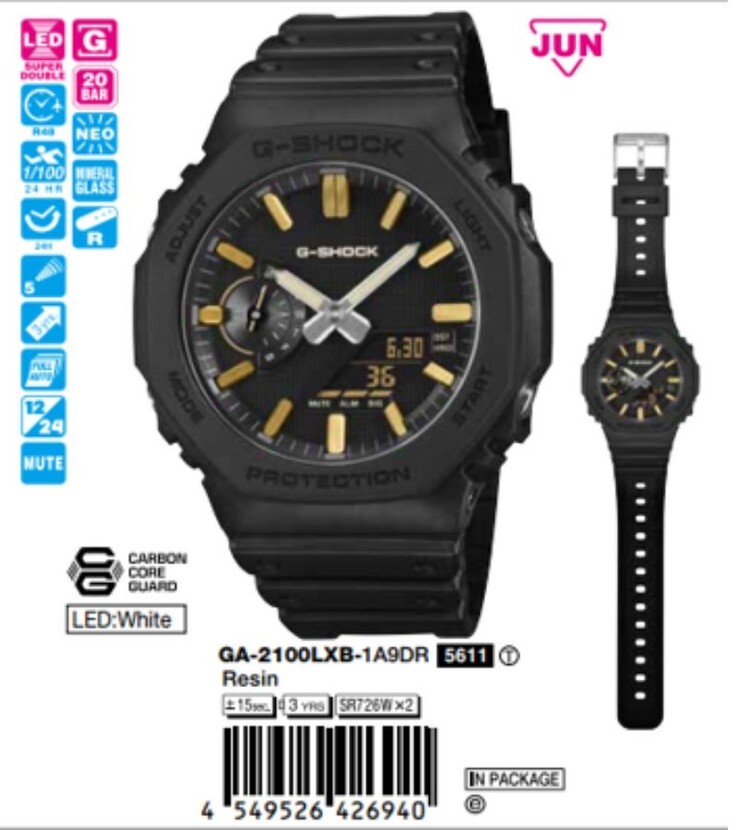 Casio G-Shock GA-2100LXB-1A9