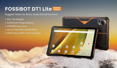 Das FossiBot DT1 Lite ist ein neues und günstiges Rugged-Tablet. (Bild: FossiBot)