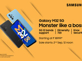 Das Galaxy M32 5G kommt zuerst in Indien auf den Markt (Bild: Samsung India)