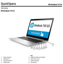 HP EliteBook 755 G5 Quick Specs