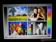 Breite IPS-Blickwinkel. Leichte Änderungen im Kontrast und den Farben aus breiten Blickwinkeln