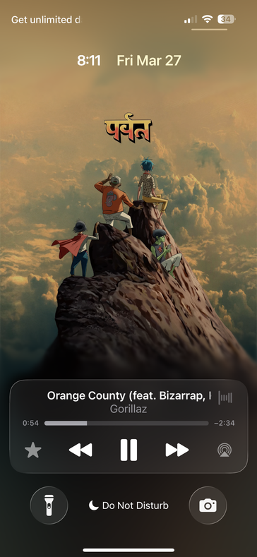 Der Apple Musik-Sperrbildschirm besitzt eine der cleansten UI-Designs für diese App