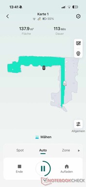 Übersicht mit Live-Fortschritt