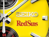 Die neue Seiko-Uhr wird in einer gelben Box mit Initial-D und RedSuns-Aufdruck ausgeliefert