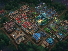 Ein Bild mit Gebäuden in Against the Storm.