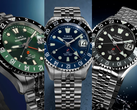 Die Timex Deepwater Meridian 200 Automatic GMT in Schwarz (TW2Y63900), Blau (TW2Y64000) und Grün (TW2Y64100).