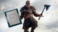 Spiele wie Assassin's Creed Valhalla können mit Intel Alder Lake noch nicht gespielt werden. (Bild: Ubisoft / Intel, bearbeitet)