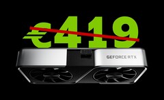Es dürfte eine Weile dauern, bis die GeForce RTX 3060 Ti für die unverbindliche Preisempfehlung von 419 Euro erhältlich ist. (Bild: Nvidia)