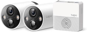 Tapo C40S2: Das angebotene Set besteht aus zwei Kameras und einer Basisstation