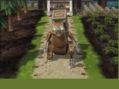 Ein mechanischer Biber aus Timberborn.