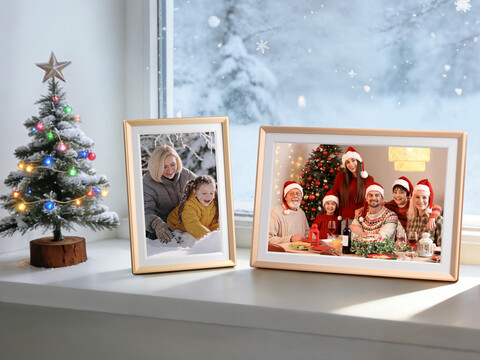 Der digitale Bilderrahmen Arzopa D14 ist aktuell besonders günstig und damit das ideale Weihnachtsgeschenk. (Bildquelle: Arzopa)