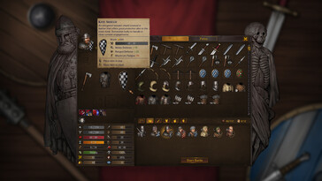 Das Inventar in Battle Brothers.