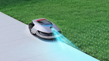 Der Mähroboter navigiert mit 360°-LiDAR und Kamera. So sollen Hindernisse präzise erkannt werden.