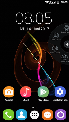 Oukitel K6000 Plus Homescreen