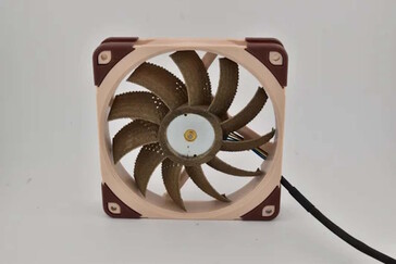 Hier wurden die Blätter eines Lüfter gedruckt