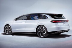 Der auf dem hier abgebildeten ID. Space Vizzion basierende VW ID.7 Kombi wurde in der Nähe von Kiel abgelichtet (Bild: Volkswagen)