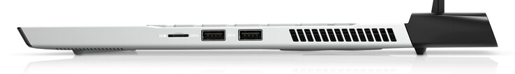 Rechts: microSD, 2x USB-A 3.0 (Bildquelle: Dell)