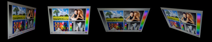 Gute IPS-Blickwinkelstabilität