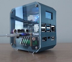 Kompakter Mini-Server auf Basis des Raspberry Pi - mit aktiver Kühlung (Bild: The DIY Life)