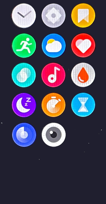 App-Übersicht realme Watch S