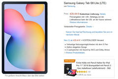 Galaxy Tab S6 Lite: Amazon leakt Preis und Launch Date