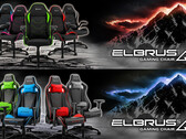 Sharkoon Elbrus 1 und 2: Komfortable Gaming-Stühle mit Kunstleder- und Stoffbezug.