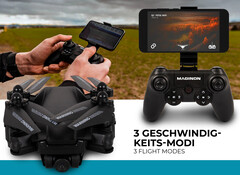 Maginon QC-710SE WiFi: Aldi verkauft ab Montag, 27. November 2023, wieder eine kleine und leichte Kameradrohne der Marke Maginon für nur 40 Euro.