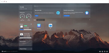 Angenehm aufgeräumtes CasaOS im Browser, App Store und Files sind gleich abrufbar